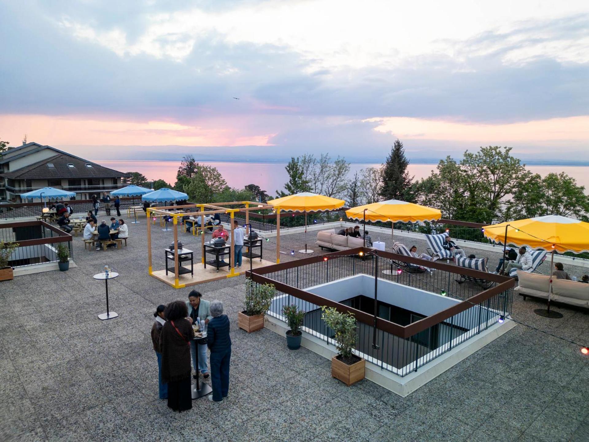 Ethic étapes Côté Lac Evian Exterior foto